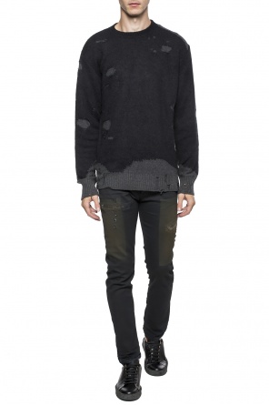 Sweater with a raw finish, zdjęcie 2 Sweater with a raw finish od Diesel